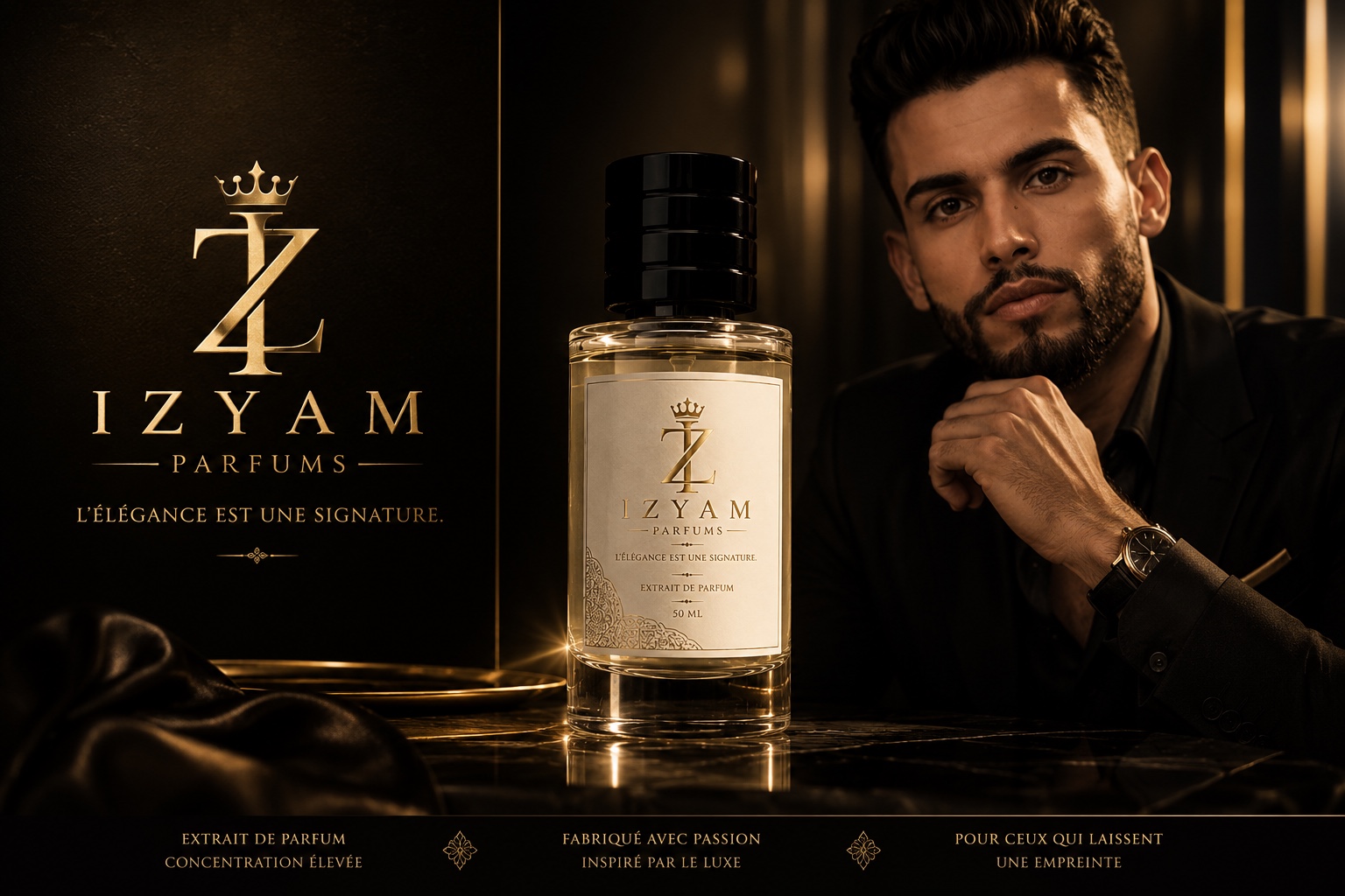 IZYAM — Une présence rare. Une empreinte inoubliable.